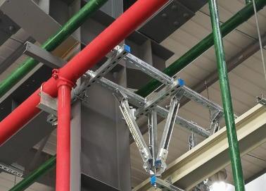 大兴该抗震支架的整体式支吊架结构协调性好